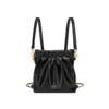Women's three-back hobo bag soft, smooth and pleated casual