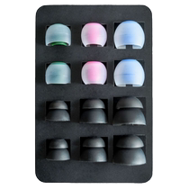 qdc in-ear plug silicone sleeve 6 pairs original headphone accessories comfortable to wear color 4 colors large medium and small