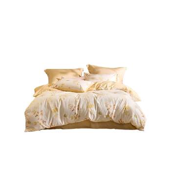 Lewo 100% cotton thickened brushed four-piece set