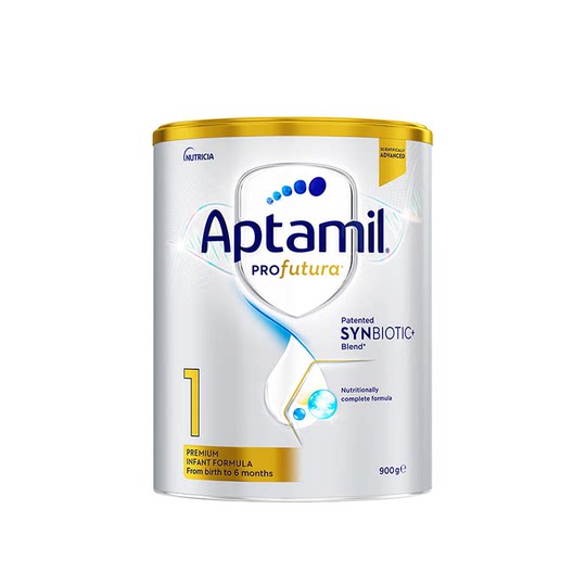 Aptamil澳洲爱他美白金版1段0-6个月新西兰进口婴儿牛奶粉900g