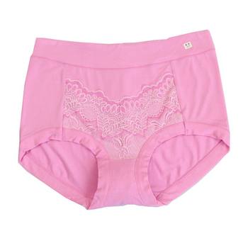 ລາຄາ 2 ຊິ້ນ Chuangya Nuo Tian Bamboo Fiber Women's High Waist Boxer Briefs 95062 Premium Single Pack Lace Women's Underwear