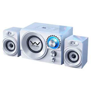 电脑专用音响台式重低音炮小型家用蓝牙木质有源线2.1笔记本音箱