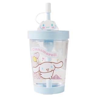 MINISO Sanrio authorized colorful accompanying cup cinnamon dog straw cup cartoon cute water cup