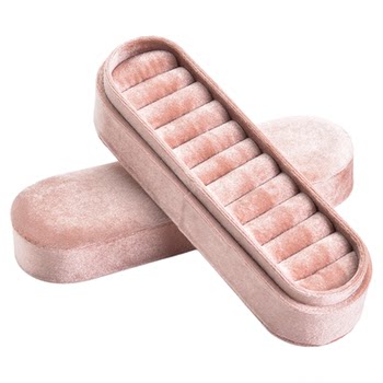 New velvet ring storage pallet high-end display pallet velvet ring earring jewelry pallet