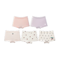 Q21 small sponge purification pants for children boys and girls moisture-wicking anti-bacterial and breathable printed boxer briefs
