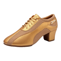Dance shoes Latin shoes adult womens medium-heeled teachers shoes soft-soled social dance shoes square dance shoes
