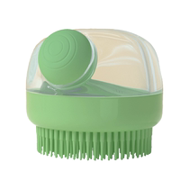 Pet bath brush dog bath artifact special silicone brush tool for bathing puppies and cats dog washing supplies