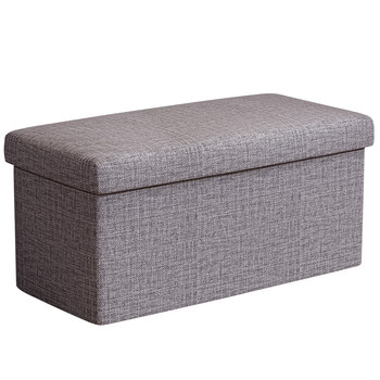 Household shoe changing stool storage stool storage stool can be seated for adult light luxury sofa stool folding storage box clothing store bench