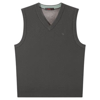Qipai v-neck pullover thick sweater vest Qipai v-neck pullover thick sweater vest