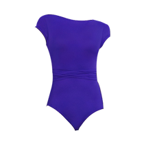 Maillot de bain une pièce de la série BE Fan Dean QUEEN pour femme col haut à la mode petits seins couvrant le ventre conservateur sexy et amincissant