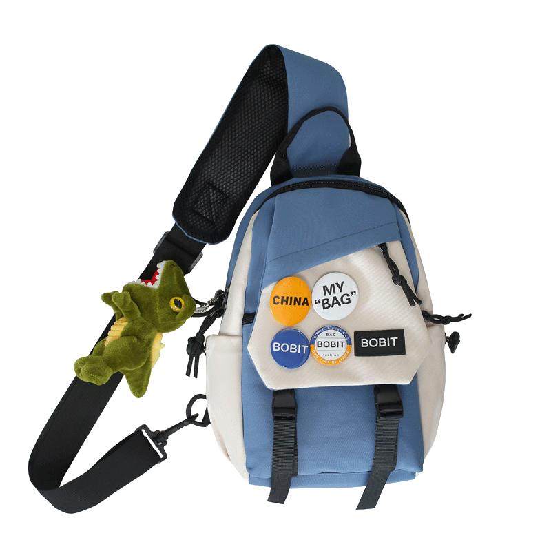 Trendy brand breast bag small backpack crossbody bag