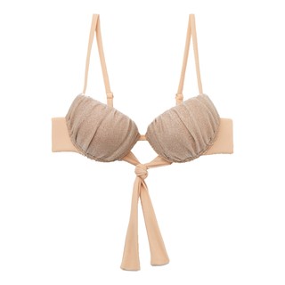 CALZEDONIA卡泽意袜夏季女海边度假金色细闪分体比基尼泳衣裤1847