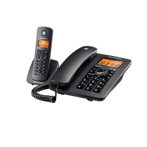 Телефон Motorola landline C4200C home cordless submome machine One перетаскивает один голосовой знак