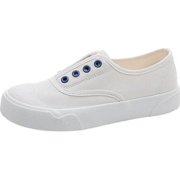Renben low-top large-toe slip-on canvas shoes for women
