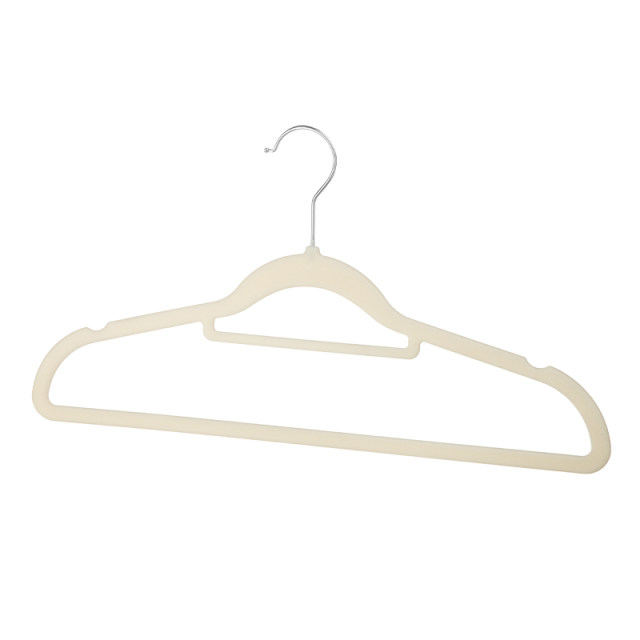 Lazy corner flocking hanger non-slip and mark-free