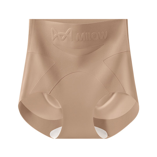 猫人高腰收腹内裤女10A产后塑形2025新款强力收小肚子无痕三角裤