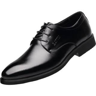 Breathable genuine leather business formal wedding British style leather shoes