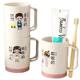 Dental cup for home parent-child toothbrushing cup with words