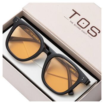 Gm sunglasses for men and women uv protection black frame high-end feeling