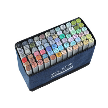 Meikale Third-Generation Professional Soft-Tip Marker Set, Alcohol-Based, Oil-Based, Quick-Drying, Refillable, Art-Specific, 120-Color Master Set, Anime, Postgraduate Entrance Exam, Visual Communication Design, Professional Hand-Drawing Colored Pens