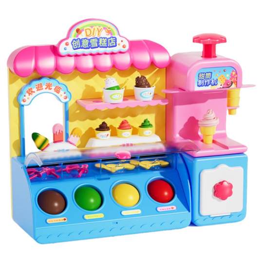 Regalo para niños, helado, helado, juguete para niña.