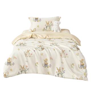 婴儿被套纯棉a类60支婴儿床被罩儿童全棉被套单件120x150cm幼儿园