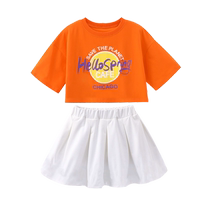Childrens Games Cheerleading Performance Costumes Childrens Games Class Costumes Cheerleading Performance Costumes Girls Hip-Hop Street Dance Suits