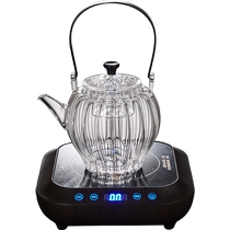 Rongshantang electrical iron handle glass teapot heat-resistant small teapot black tea teapot household tea stove set