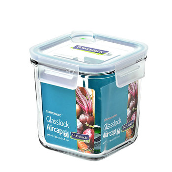 Glasslock microwave oven heating glass lunch box