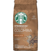 星巴克咖啡粉200g 进口中度烘焙哥伦比亚咖啡粉 葡萄牙黑咖啡速溶