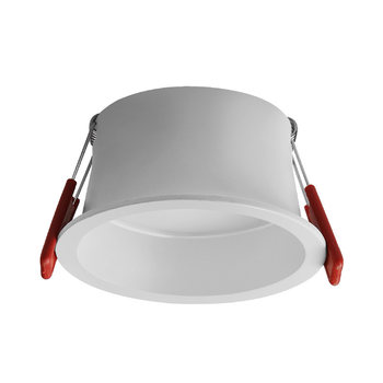 Led deep cup narrow side downlight embedded three-color anti-glare