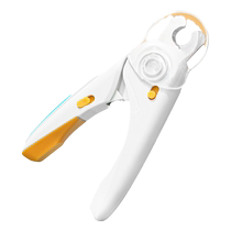 Pet Nail Clipper Nail Grinder Cat Special Boxed LED Anti-splash Stainless Steel Pet Nail Clipper Pet Supplies