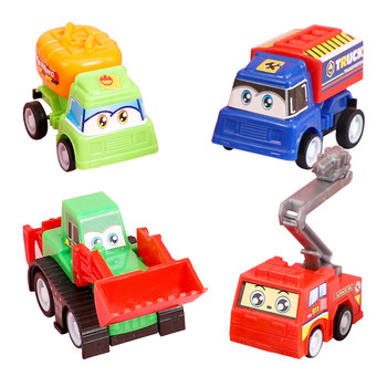Huili children's toy mini inertial engineering car