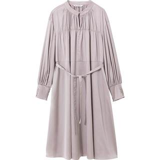 Spring new arrival mall-style dress with delicate pleated cuffs and gao kefu design