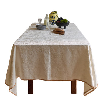 D luxury family banquet ritual three-dimensional jacquard waterproof tablecloth D luxury family banquet ritual three-dimensional jacquard waterproof tablecloth