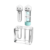 Card Bingxiong OK mirror box double storage box orthokeratology lens hard contact lens RGP portable companion box