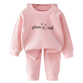 Autumn and winter german velvet suits for boys and girls, baby autumn clothes