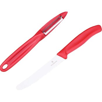 Victorinox Swiss Army Knife Fruit and Vegetable Peeler Fruit Knife Box Set Soft Leather Peeling Knife 7.6075 Peeler