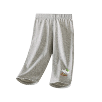 Babudou girls cropped trousers for summer outer wear pure cotton cool feeling baby baby girls childrens leggings women 746