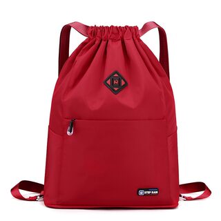 China travel sports men and women folding drawstring backpack