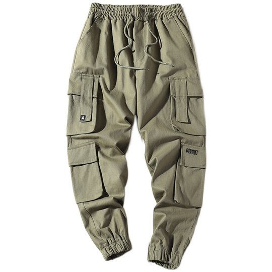 重头来过哈伦裤男女生潮牌束脚裤休闲宽松大码长裤日系复古工装裤