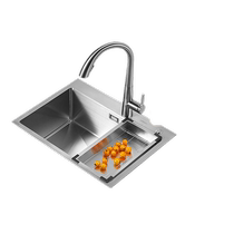 (Make a friend 618 ready to grab) Wrigley sink 304 stainless steel brushed without fear of oil stains
