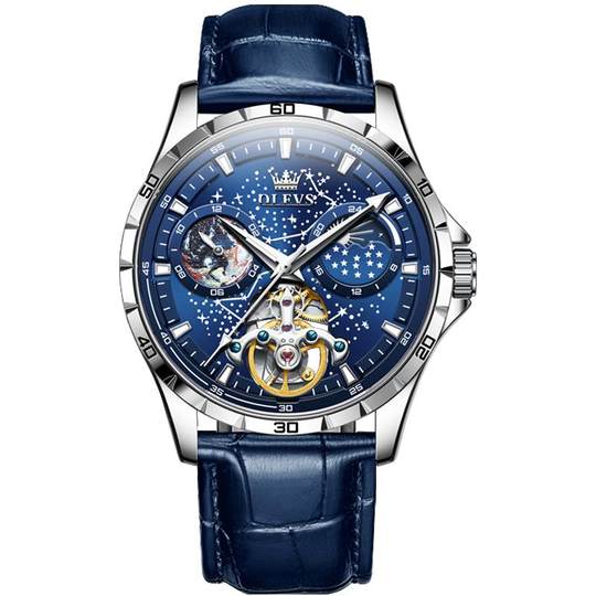 瑞士认证男款手表男士机械表正品全自动镂空夜光防水星空品牌腕表