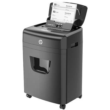 Hp professional paper shredder office special home fully automatic small crusher level 4 confidential desktop file paper card crusher paper shredder large capacity b23090cc