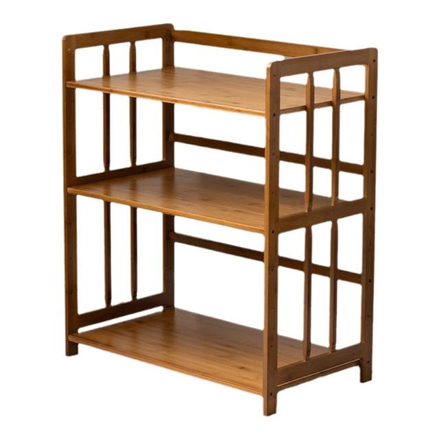 Nanzhu microwave oven rack multi-layer floor-standing kitchen storage rack