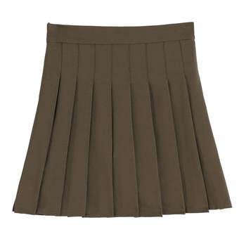 ກະໂປງສີເທົາ pleated skirt ແມ່ຍິງ summer ພາກຮຽນ spring ແລະດູໃບໄມ້ລົ່ນ 2023 ໃຫມ່ແອວສູງ slim skirt ຂະຫນາດນ້ອຍ A-line short skirt