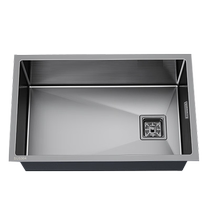 SEREN HOME SEREN Bathroom Sink Large Single Slot Wash Basin Kitchen Sink Above Counter Basin Under Counter Basin 3553
