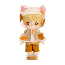 POPMART DIMOO Raincoat Kitten Action Figure Cute Doll Toy Gift