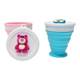 Portable folding mouthwash cup for travel