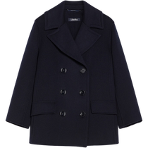 MaxMara 2024 autumn and winter new womens double-breasted sheep wool jacket 9046034306